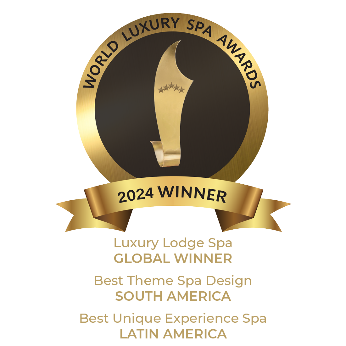 World Luxury Spa Awards 2024 Winner World Luxury Spa Awards 2024 Winner - Luxury Lodge Spa: Global Winner - Best Theme Spa Design South America - Best Unique Experience Spa: Latin America